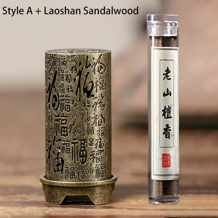 LWLYBH Vertical Alloy Incense Burner Lasting Fragrance Home by zapcart