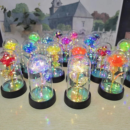 Artificial Rose LED Light Gift For Girlfriend Valentines Day by zapcart