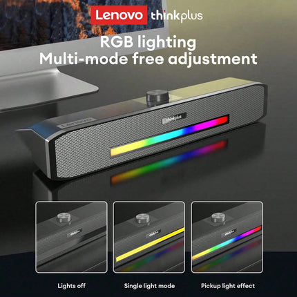 Lenovo TS33 Bluetooth Desk Speaker 360 Immersive Sound by zapcart