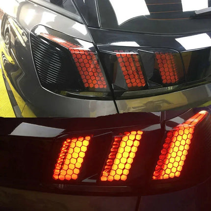 Choice Car Tail Light Stickers Black Honeycomb Privacy Film by zapcart