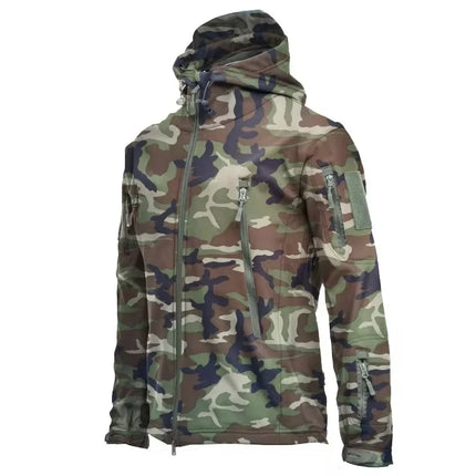 Longchengyixi Men Softshell Jacket Windproof Waterproof by zapcart