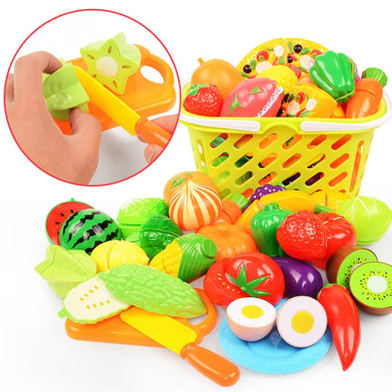 Educational Kids Kitchen Cutting Fruit Set 6 10 13 24 Pcs by zapcart