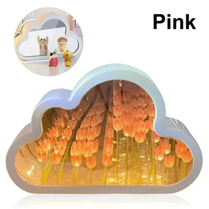 Cloud Tulip Night Light Handmade Romantic Gift For Couples by zapcart