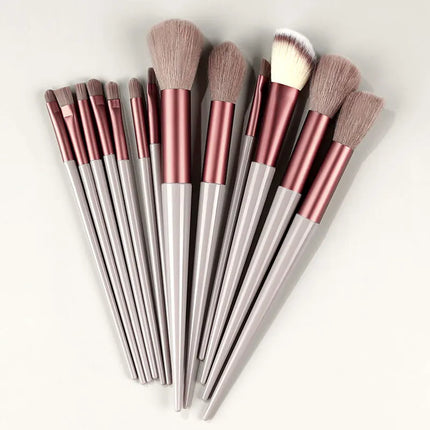13Pcs Professional Makeup Brushes Set Soft Fluffy For All by zapcart