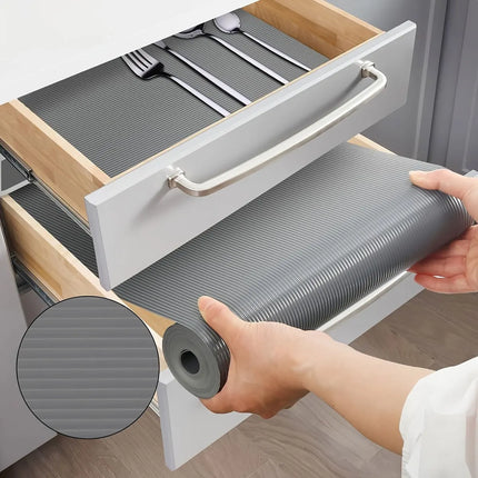 Kitchen Shelf Liner Drawer Liners Non-Adhesive Refrigerator Liners Waterproof Fridge Mats Shelves Pantry by zapcart