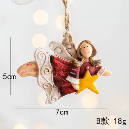 Choice Resin Christmas Ornament Santa Snowman Home Decor by zapcart