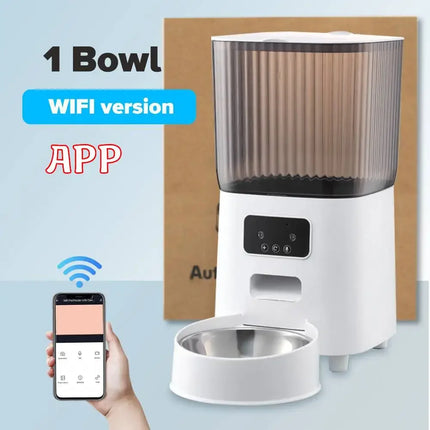 Hign Concerned 5L Smart Pet Feeder With Camera For Cats