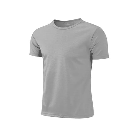 CN Guangdong Mens Summer T Shirt Breathable Quick Dry Tee by zapcart