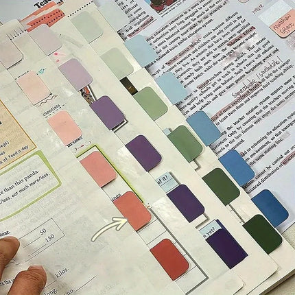 Medium Transparent Sticky Index Tabs, Reusable Positioning Labels, Book and Document Classification Note Tabs, for Office by zapcart