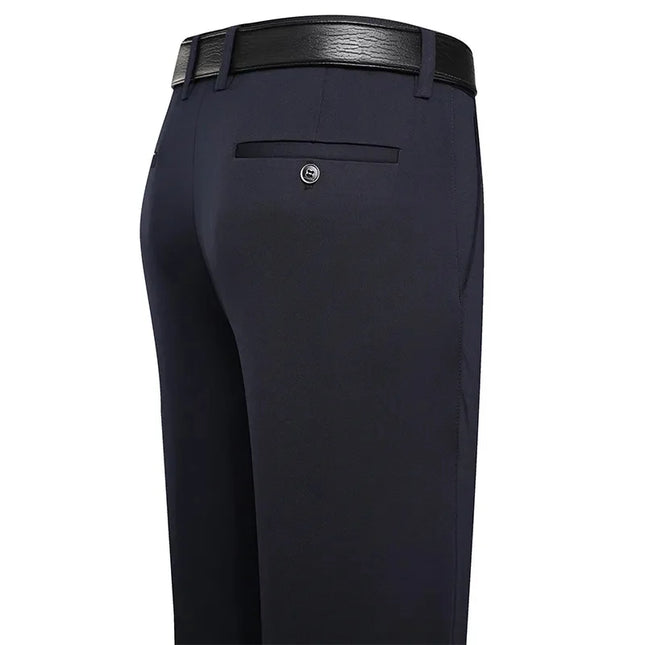 CN Jiangsu Men's Summer Lightweight Business Pants Elastic by zapcart