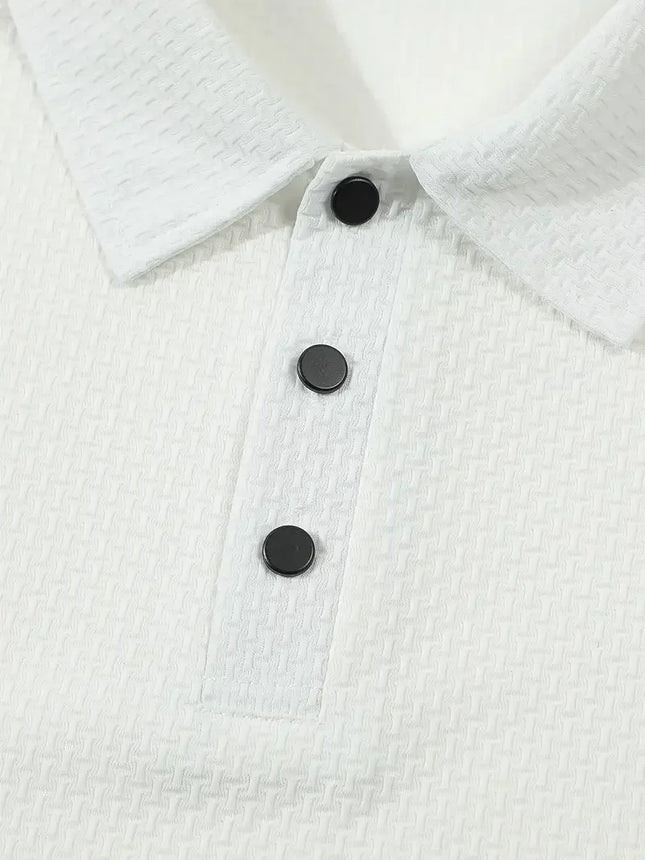 CN Zhejiang Mens Milan Polo Shirt Pattern Quick Dry by zapcart