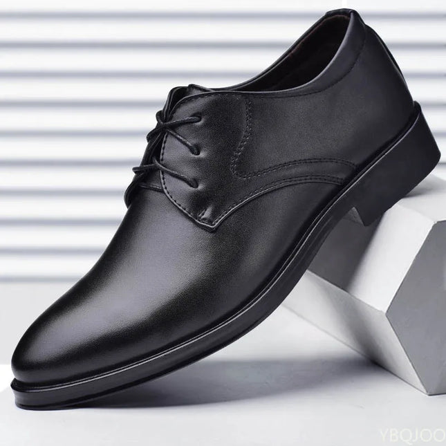 Choice Men Leather Shoes Shock Absorbing Dress Casual by zapcart