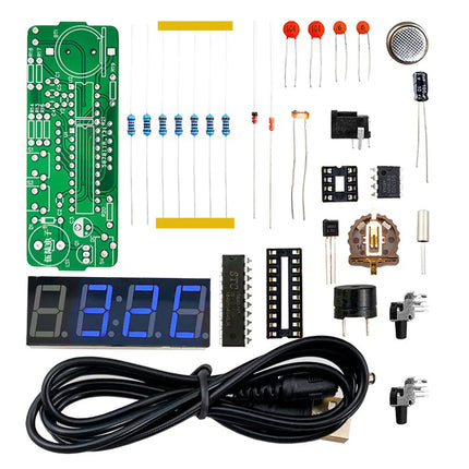 Occkic Electronic Clock Kit 51 MCU LED Date Temp For DIY by zapcart