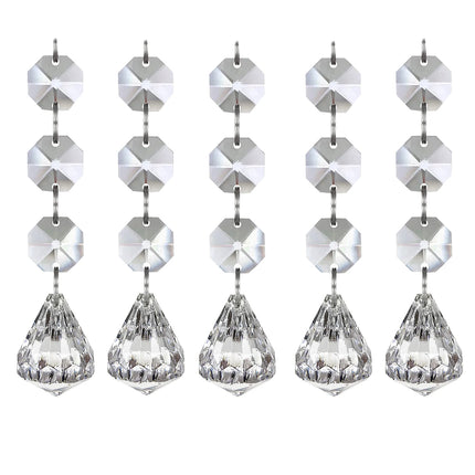 Five Pcs Acrylic Ornaments For DIY Home Decor Party Light by zapcart