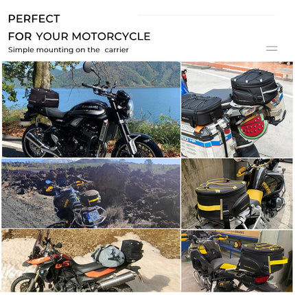 KEMiMOTO Tail Bag For BMW Luggage Rack Waterproof Adventure by zapcart