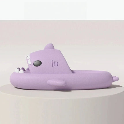 Couples Shark Slippers Non Slip Home Slides For Men Women by zapcart