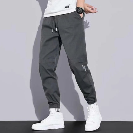 Vumeleal Men Drawstring Joggers Beach Pants Loose Fit by zapcart