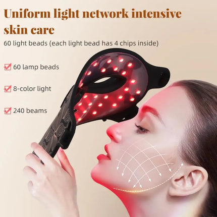 Ubilli LED Face Mask Red Light Therapy Anti Aging At Home by zapcart