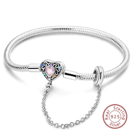 IQMAC Original Sterling Silver 925 Charm Bracelet For Women by zapcart