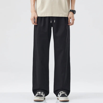 BokChoy Men Lyocell Loose Wide Leg Pants Lightweight by zapcart