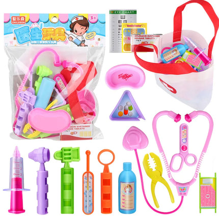 Lee's Sharing 16Pcs Realistic Pretend Doctor Kit For Kids by zapcart