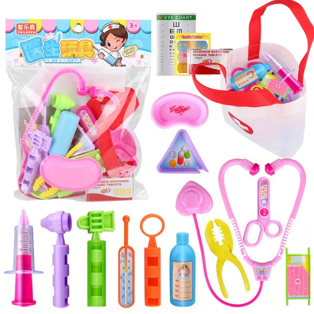 Lee's Sharing 16Pcs Realistic Pretend Doctor Kit For Kids by zapcart