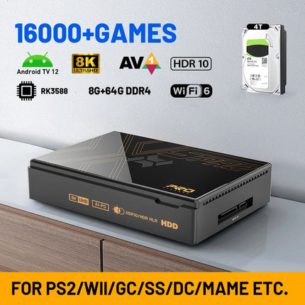Kinhank Super Console X5 Pro Retro Game Console 4TB For TV by zapcart