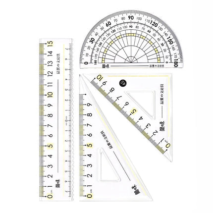 Hign-concerned Multifunctional Triangular Ruler For Design by zapcart