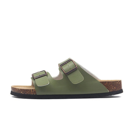 Hecrafted Mens Slippers Summer Classic Buckle Breathable by zapcart