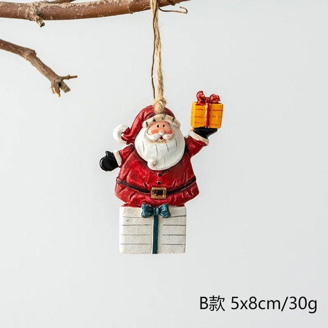 Choice Resin Christmas Ornament Santa Snowman Home Decor by zapcart