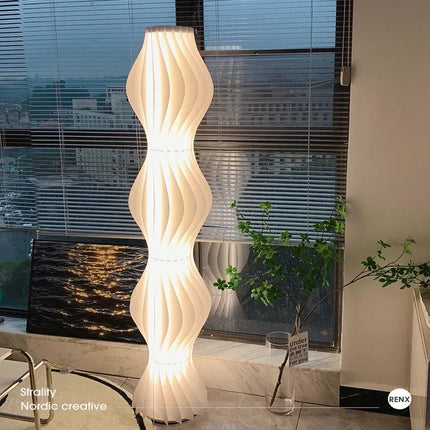 Claeted Nordic Grass Skirts LED Floor Lamp Ambient Bedroom by zapcart