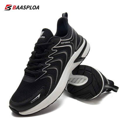 Baasploa Mens Running Shoes Lightweight Mesh Non Slip by zapcart