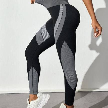 Womens Seamless Yoga Leggings High Waist Tummy Control by zapcart