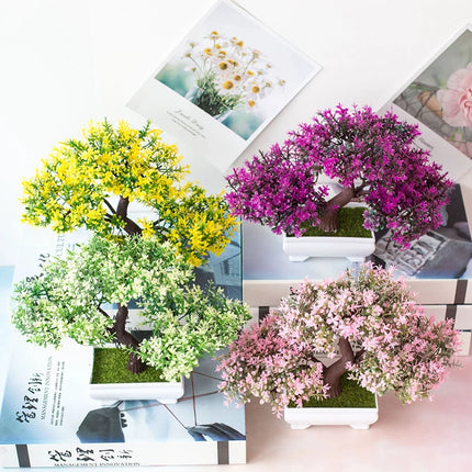 ZhejiangChoice Artificial Bonsai Small Tree Plant Decor Home by zapcart