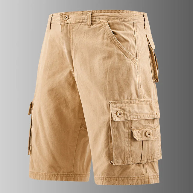 Leviortin Mens Summer Japanese Workwear Shorts With Pockets by zapcart
