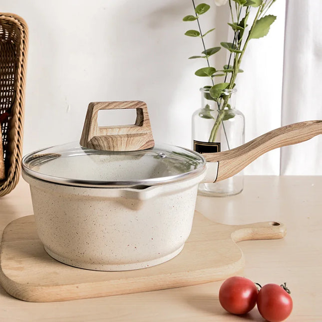 Maifan Stone Non Stick Pan Set For Cooks With Handles by zapcart