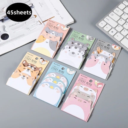 KindFunyChoice Kawaii Sticky Notes Students Self Adhesive by zapcart