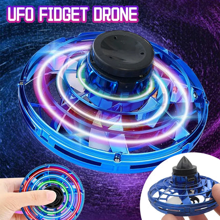 FlyOrb LED Flying UFO Spinner - Gesture Fingertip Drone Kids by zapcart