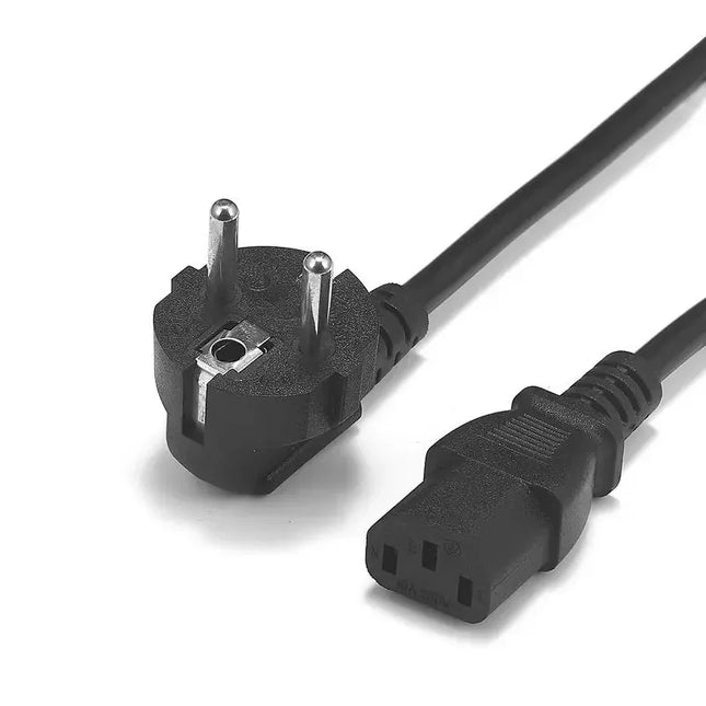 DelightFire EU IEC C13 Power Extension Cable 1.5m For PCs by zapcart