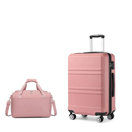 Kono 2 Piece Lightweight Luggage Set Ryanair TSA Lock by zapcart