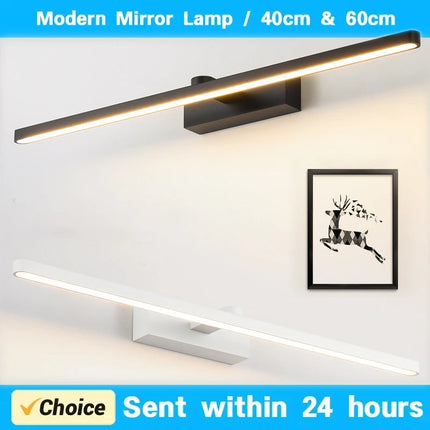 DINDALLED Modern Bathroom LED Mirror Light Vanity Wall Lamp for Makeup Modern Mirror Headlight Indoor Lighting Fixture by zapcart