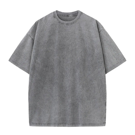 FURCWCN Unisex Cotton Retro T Shirt Drop Shoulder Tee by zapcart