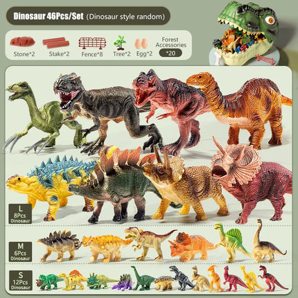 Simulation Dinosaur Toy for Boy Jurassic Models Children Action Figures PVC Tyrannosaurus World Animals Park Kids 3 Years Gift by zapcart