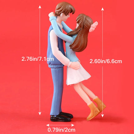 Hign-concerned Miniature Couple Figurines Wedding Gift by zapcart