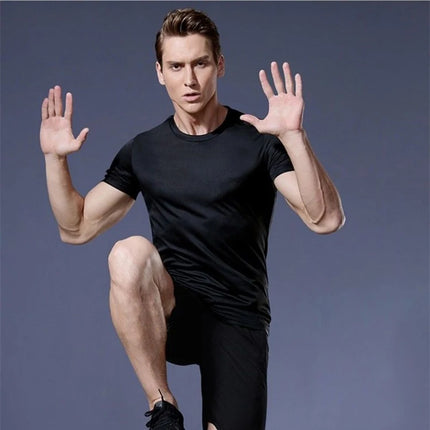 Youongwear Men Quick Dry Ice Silk T Shirt Base Layer by zapcart