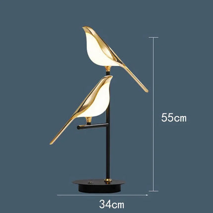Jiankexing Bird Illumination LED Floor Lamp for Bedroom