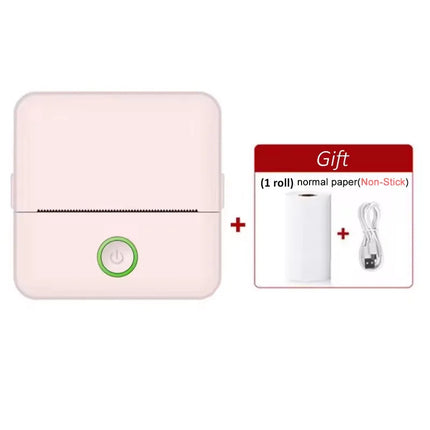 X6 Mini Pocket Label Printer Bluetooth Inkless Students by zapcart