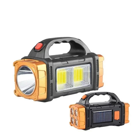 ZHIYU USB Rechargeable Solar LED Flashlight Outdoor Camping by zapcart