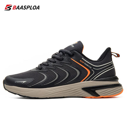 Baasploa Mens Running Shoes Lightweight Mesh Non Slip by zapcart