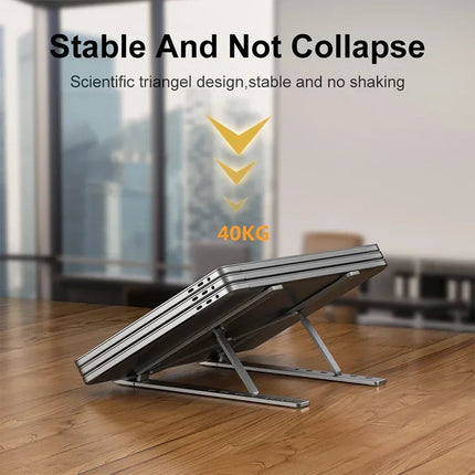 Xummen Aluminum Laptop Holder Non Slip For Students Stand by zapcart